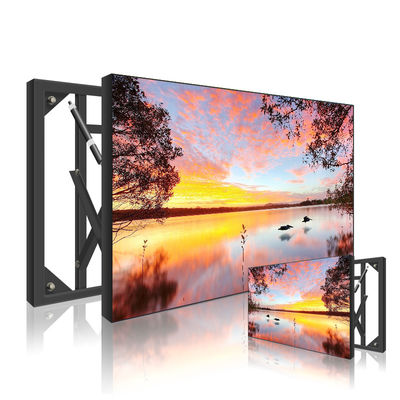 จอแสดงผลแบบขอบแคบขนาด 65 นิ้ว 2x2 3x3 1080p LCD ผนังวิดีโอโฆษณา