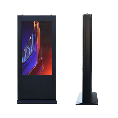 หน้าจอแสดงผลป้ายดิจิตอลกลางแจ้ง 4K ขนาด 55 นิ้ว 89 มุมกันน้ำ