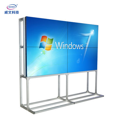 3.5 มม. Bezel Video Wall ขาตั้งพื้น 3x3 FHD ความละเอียด 49 นิ้ว