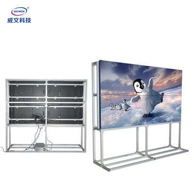 IR Remote LCD Video Wall Display 55 นิ้ว 240V FHD หลายภาษา