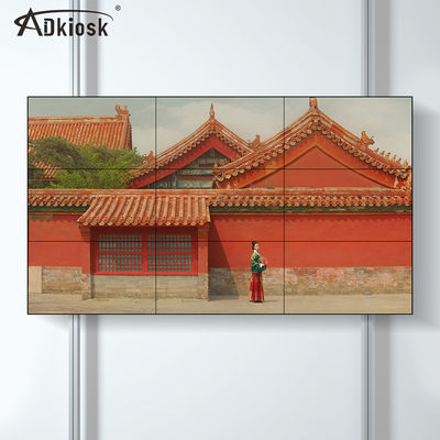 3.5 มม. Bezel LCD Video Wall Display ความละเอียด 49 นิ้ว FHD ความกว้าง 607.8 มม.