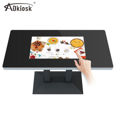 โต๊ะรับประทานอาหารแบบโต้ตอบทัชสกรีน AC 100V 32inch 1800:1 Contrast