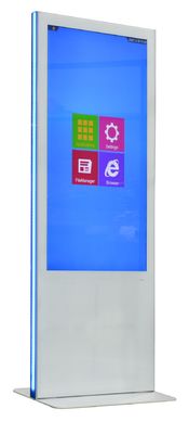 ห้างสรรพสินค้าในร่ม LED Digital Signage Display 42 นิ้ว Interactive 16GB ROM