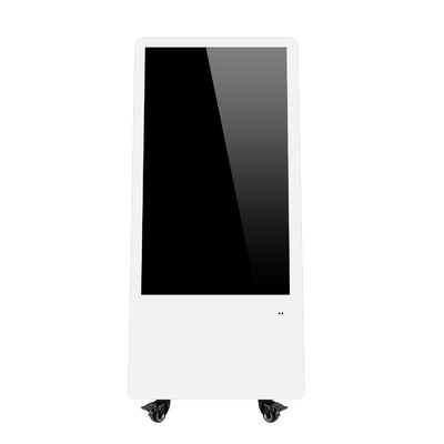 ป้ายดิจิตอลตั้งพื้น 32 นิ้ว 16:09 ข้อมูลจอแสดงผล LCD โฆษณาเครื่องเล่น