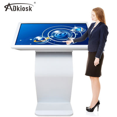 Mall Interactive Digital Touch Screen Kiosk Monitor ในร่ม 32 นิ้ว 43 นิ้ว