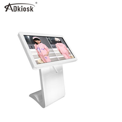 ชั้นวางโฆษณาดิจิทัลแบบตั้งพื้น Kiosk หน้าจอสัมผัส LCD 3G Wifi Totem i7 CPU
