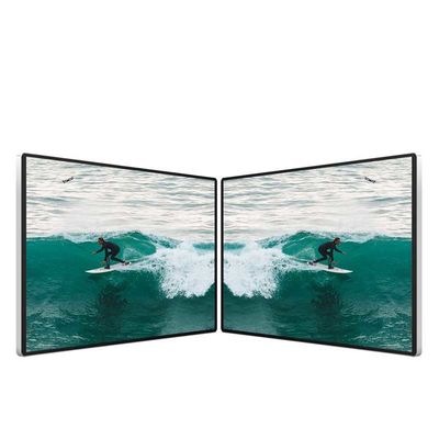 รถบัส 110V โฆษณาทีวี / หน้าจอ LCD ติดผนัง 400cd / m2 RK3188 CPU