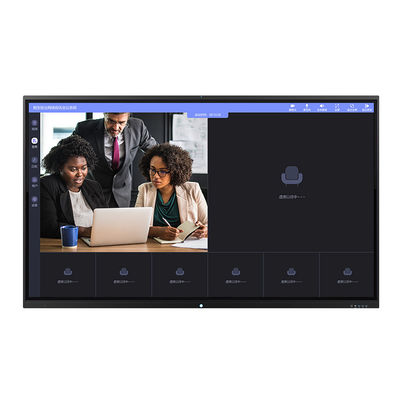 LED lnteractive แผงหน้าจอสัมผัสคณะกรรมการการสอน 75 นิ้ว 450nits 1920x1080
