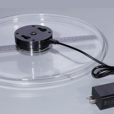 จอแสดงผลโฮโลแกรม LED ขนาด 30 ซม. 120W พร้อมฝาครอบป้องกันอะคริลิค