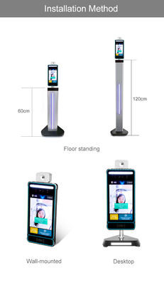 24000pcs Face Recognition Attendance และวัดอุณหภูมิ Smart Security Devices