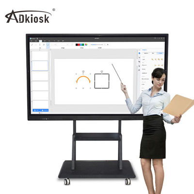 43 นิ้ว Smart Multi Touch Screen lnteractive Whiteboard สำหรับการประชุมทางไกล