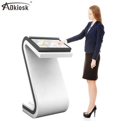 ตู้หน้าจอสัมผัสแบบโต้ตอบ Z-type ความละเอียดสูงแบบแนวนอนแบบ all-in-one โรงงานแสดงผลโดยตรง