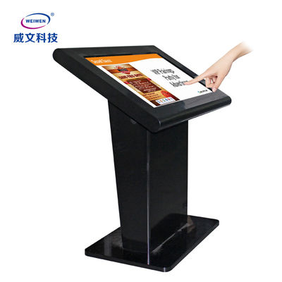 ขนาดที่กำหนดเอง HD 4k LCD ในอาคาร Rk3288 Wifi หน้าจอสัมผัสป้ายดิจิตอล Kiosk