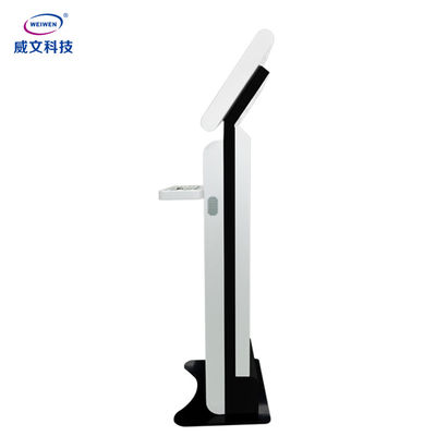 ชั้นยืนทั้งหมดในหนึ่ง Totem โฆษณาหน้าจอสัมผัส LCD พร้อมแป้นพิมพ์โลหะ