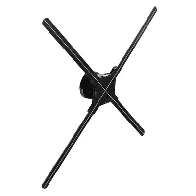 สี่ใบพัด 3D Hologram Fan Display โฆษณา Wall Mount 42cm Panel