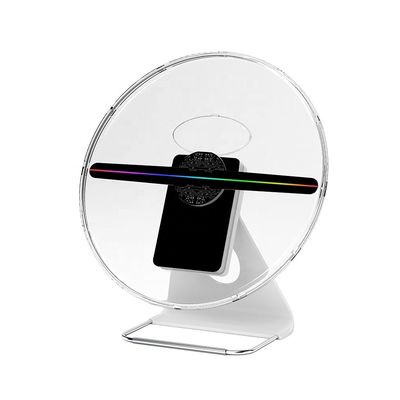 4 Blades 3D Hologram Fan Display ผนังคงที่ 30 ซม. 42 ซม. 85 ซม. แผง