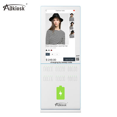 อินเทอร์เฟซ Apple Lightning / Micro USB / Type-C 3 ทั้งหมดในที่เดียวสำหรับชาร์จโทรศัพท์มือถือ Kiosk Station