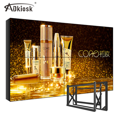 คอนโทรลเลอร์ 4k จอแสดงผล LCD แบบไม่มีรอยต่อ BNC IPS 55 นิ้ว AC100V