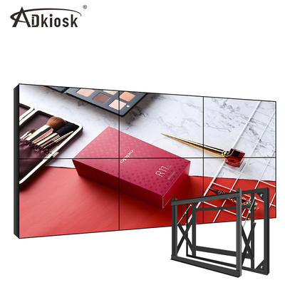 หน้าจอ Splicing LCD ขนาด 4x4 ขนาด 55 นิ้ว 1.7 มม. พร้อมขายึดอลูมิเนียม