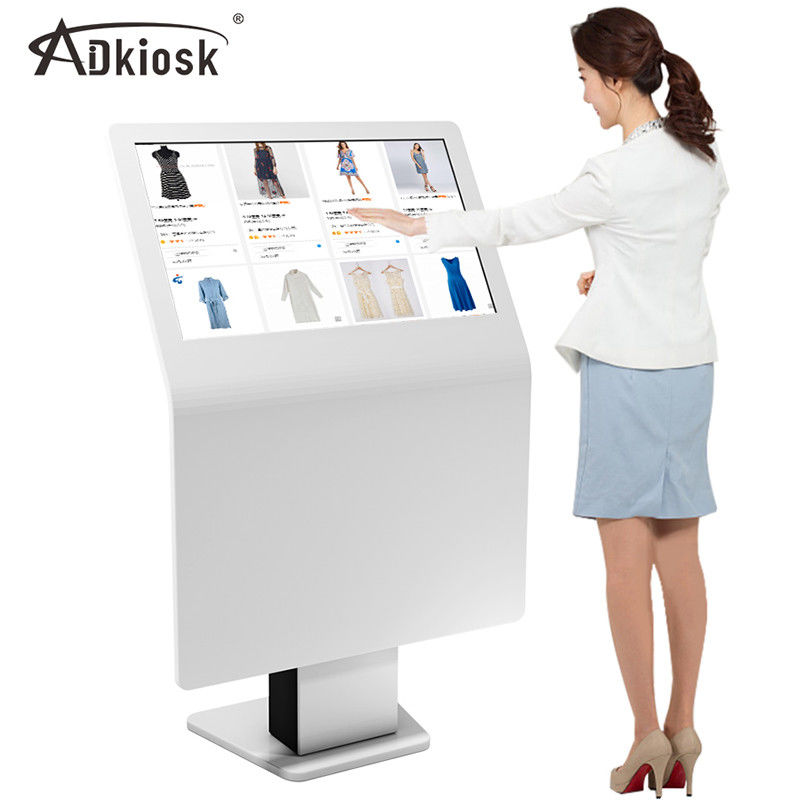 Custom Interactive Outdoor Digital Signage ขาตั้ง 49 นิ้วแบบตั้งพื้น 16:9 อัตราส่วนภาพ