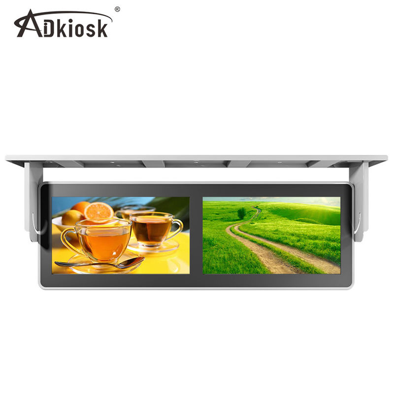 จอแสดงผล LCD บัสขนาด 19 นิ้วแบบ TFT 250 nits พร้อมเครือข่าย WiFi ที่ติดตั้งด้านบน