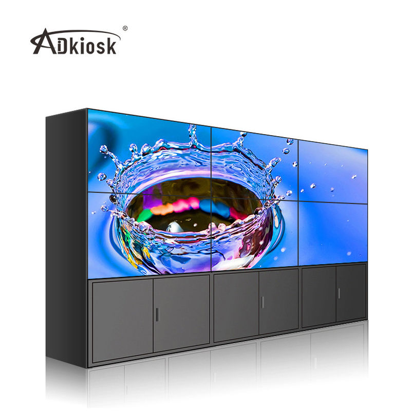 LG 2x2 LCD Video Wall Display FHD 49 นิ้ว 16.7 ม. สีพร้อมขอบจอ 3.5 มม