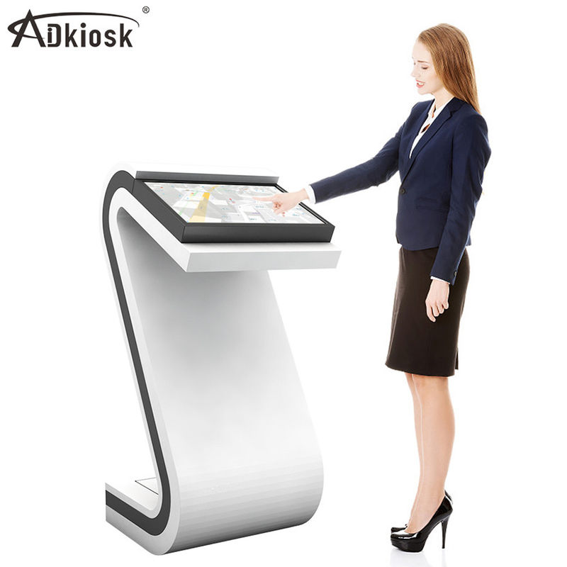 ตู้หน้าจอสัมผัสแบบโต้ตอบ Z-type ความละเอียดสูงแบบแนวนอนแบบ all-in-one โรงงานแสดงผลโดยตรง
