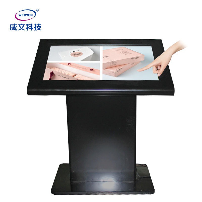 ขนาดที่กำหนดเอง HD 4k LCD ในอาคาร Rk3288 Wifi หน้าจอสัมผัสป้ายดิจิตอล Kiosk